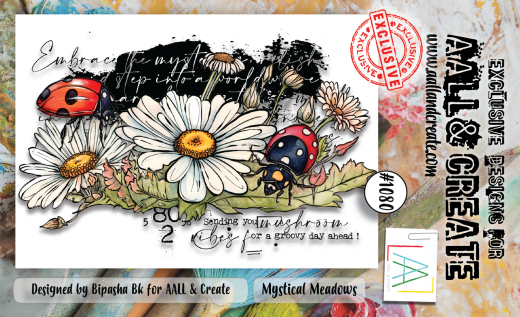 Aall And Create #1080 - A7 Stamp Set - Mystical Meadows