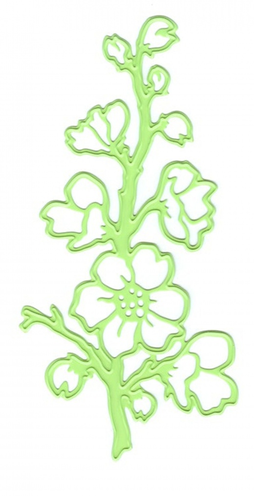 Lea'bilities Embossing And Cutting Die - Flowering Sprig