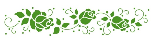 Lea'bilities Border Embossing Folder - Roses