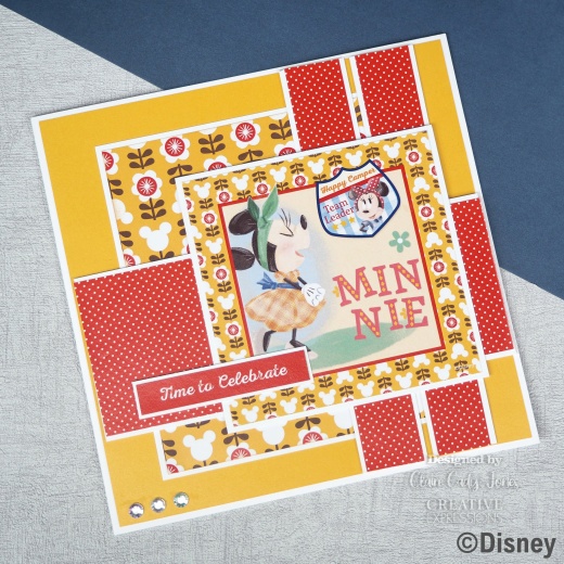 Creative World of Crafts Disney Card Making Pad-Mickey & Minnie