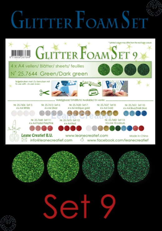 Leane Creatief Glitter Foam Set 9 - Buy Online and Get Creative!