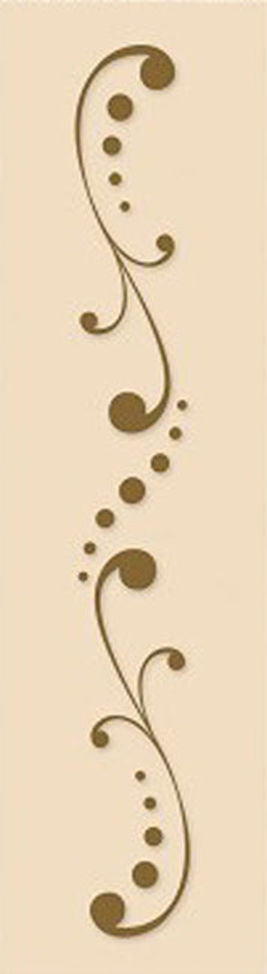 Lea'bilities Border Embossing Folder - Swirls