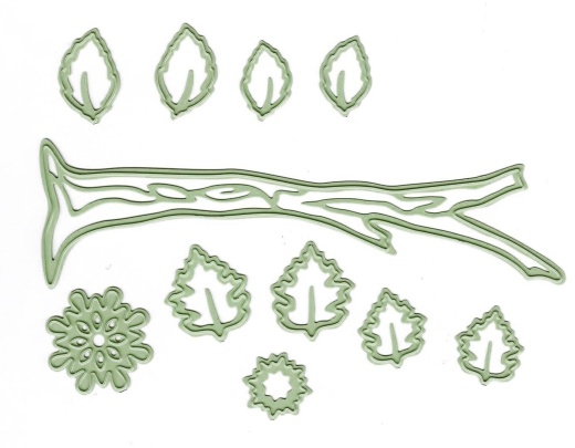 Lea'bilitie Die - 4 Seasons Branch/Leaves (11 Pieces)