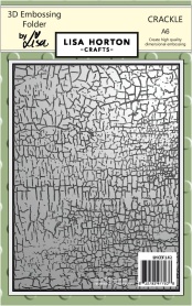 Lisa Horton 5X7 3D Embossing Folder & Die - Viola