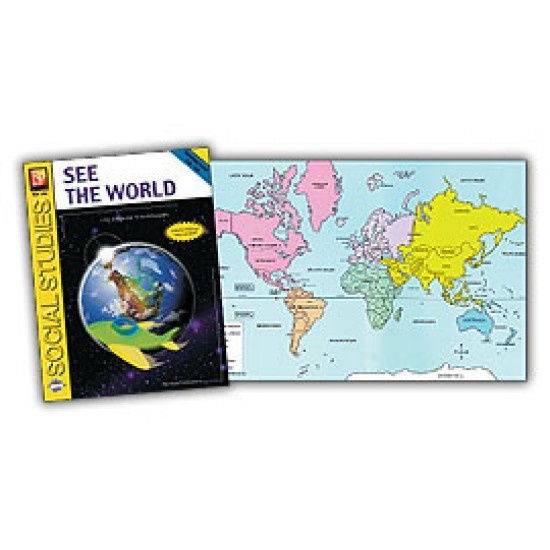 See The World Set (Book & 6 Extra Maps)