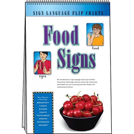 Food Signs: Sign Language Flip Chart