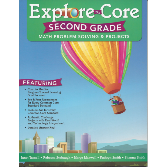 Explore The Core: Math Problem Solving & Projects (Grade 2)