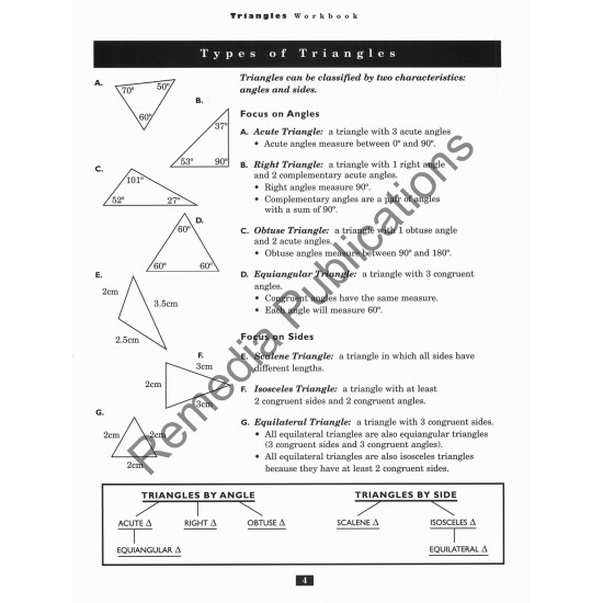 Triangles: Studies In Geometry Series