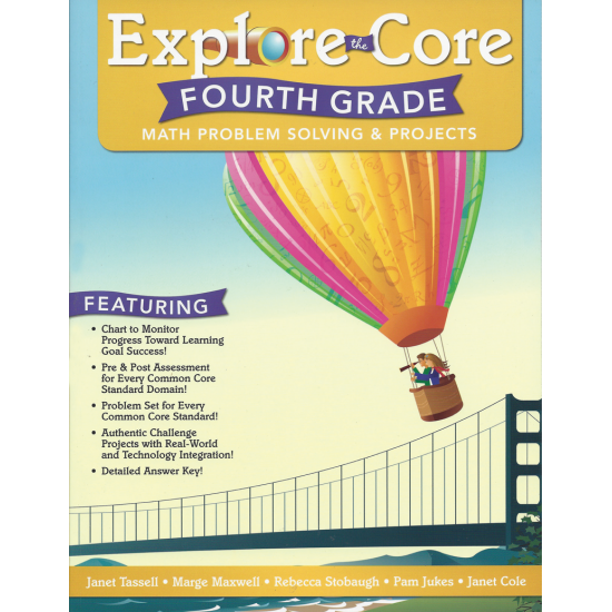 Explore The Core: Math Problem Solving & Projects (Grade 4)