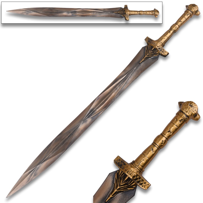 Sword Of Light With Wood Display Plaque