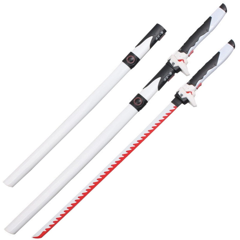 Overwatch Genji Cosplay 41" White Foam Sword With Scabbard /Sheath