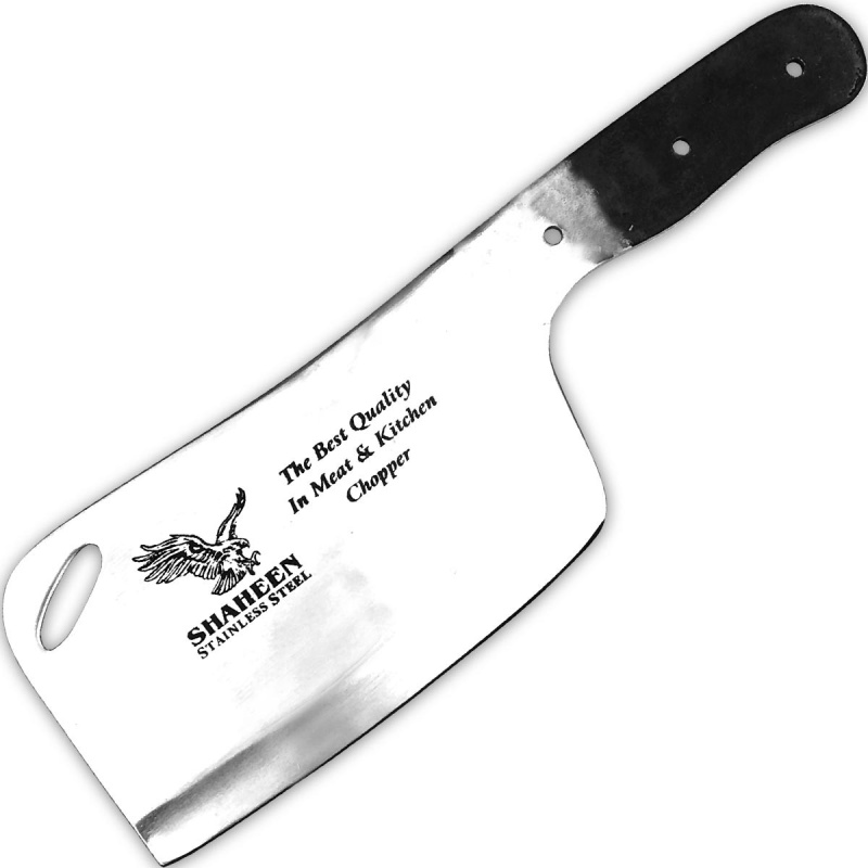Shaheen Heavy Knife Blank Chef Chopper Meat Cleaver Kitchen Cutlery Butcher