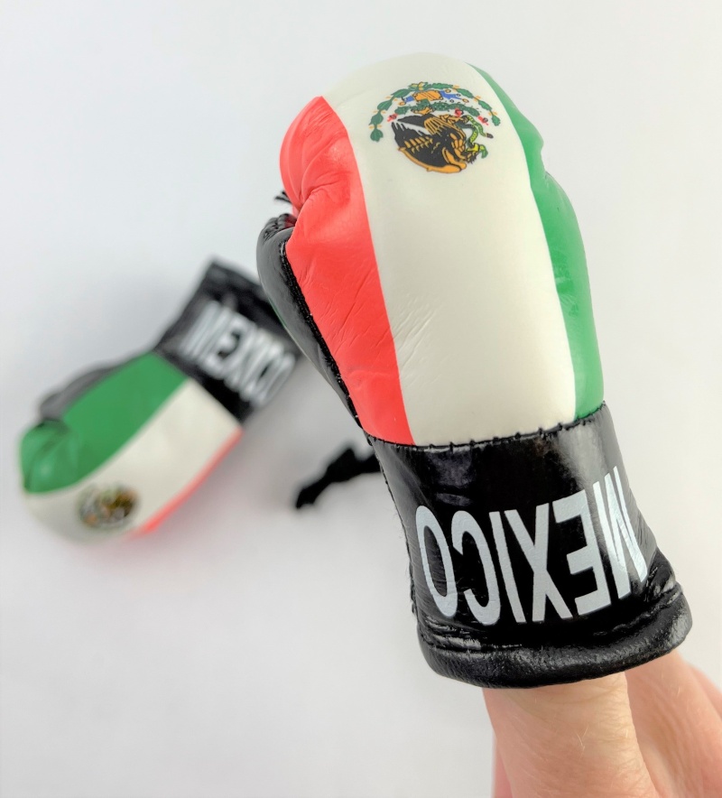 <P><Strong>Mini Boxing Gloves Mexico Country Flag National Pride Mma Car Mirror déCor</Strong></P>