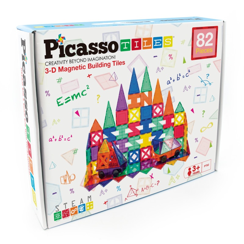 82Pcs Magnetic Picasso Tiles Set