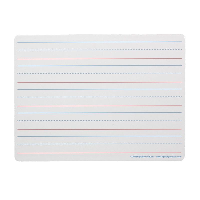 Magnetic Dry Erase Board 9 X 12 Two-Sided Ruled/Plain