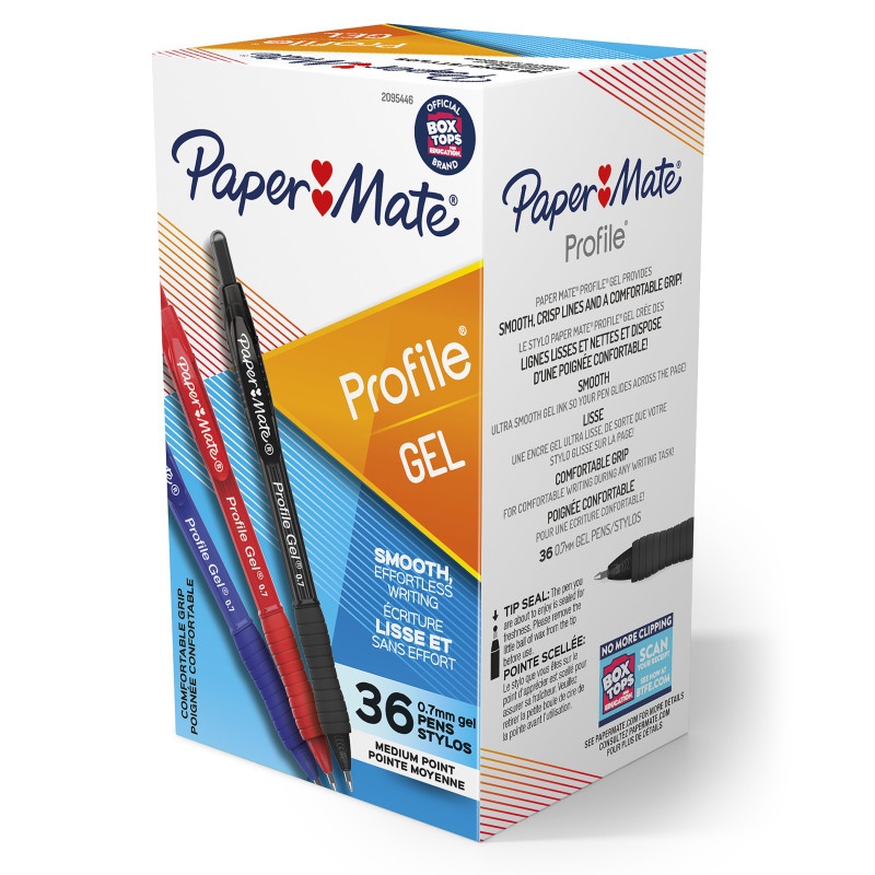 Profile Gel Rt Assorted 36Ct Paper Mate