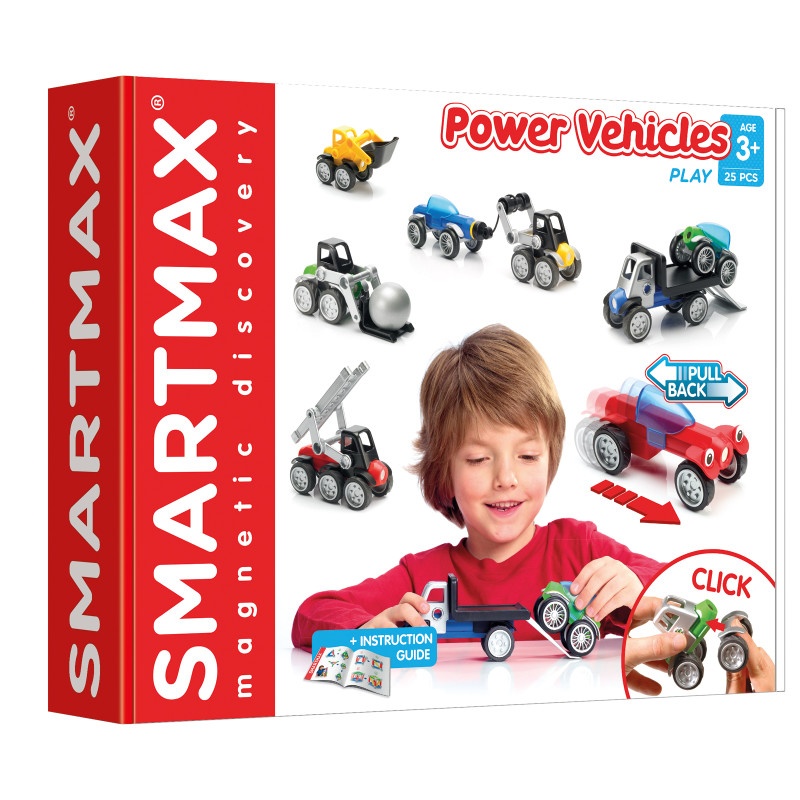 Smartmax Power Vehicles 25 Pcs