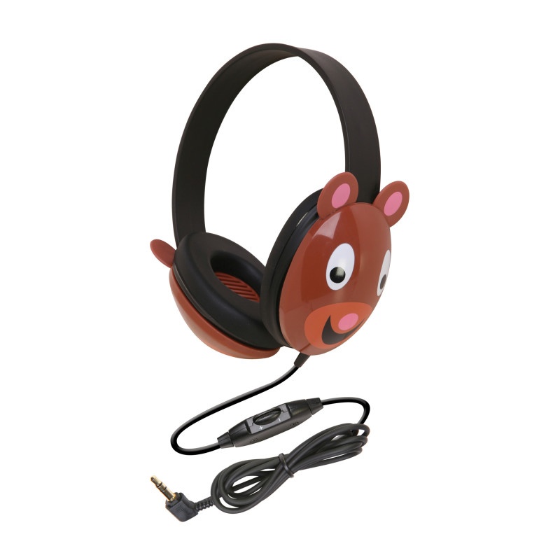 Listening First Animal-Themed Stereo Headphones Bear