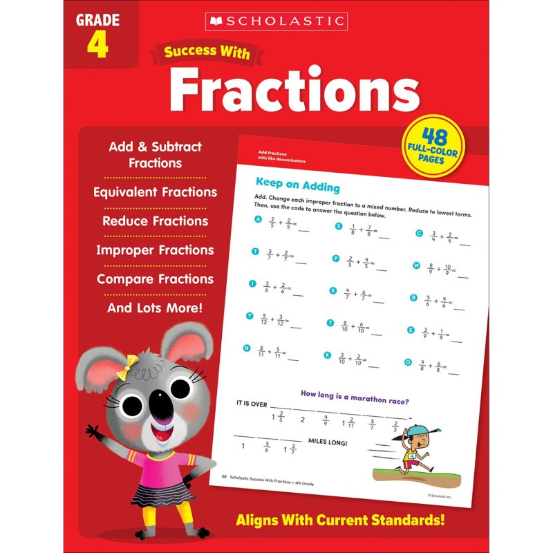 Success With Fractions Gr 4