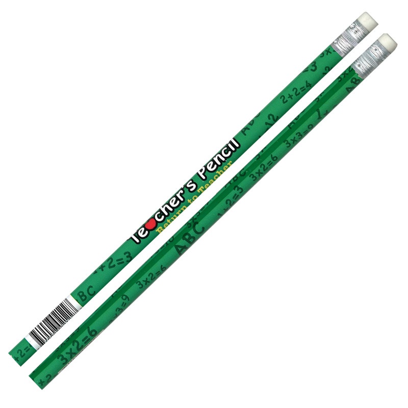 Pencils Teachers Pencil 12/Pk Green