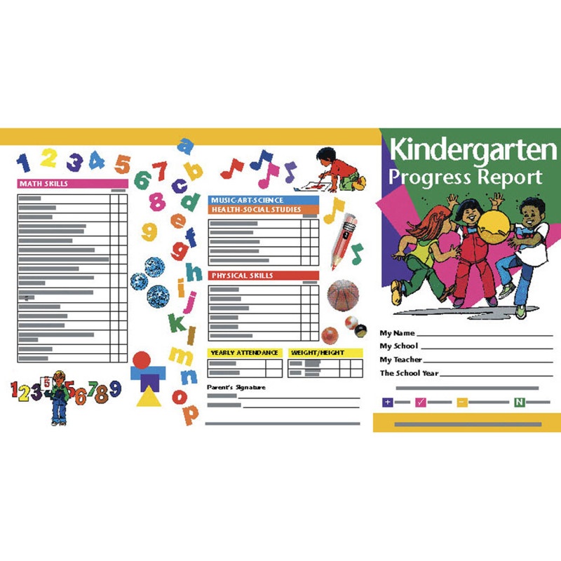 Kindergarten Progress Reports 10/Pk