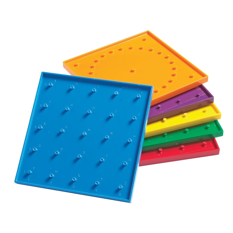 6In Double Sided Geoboards