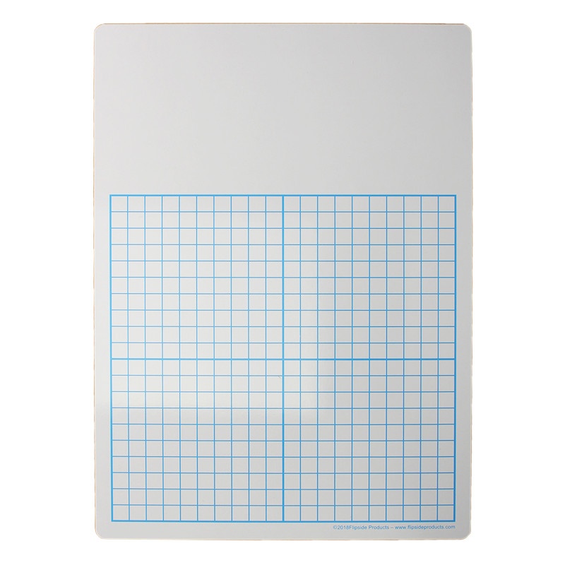 Single 1/2In Graph Dry Erase Board 11 X 16