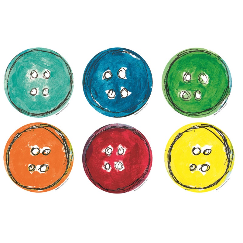 Pete The Cat Groovy Buttons Accents 36 Pk