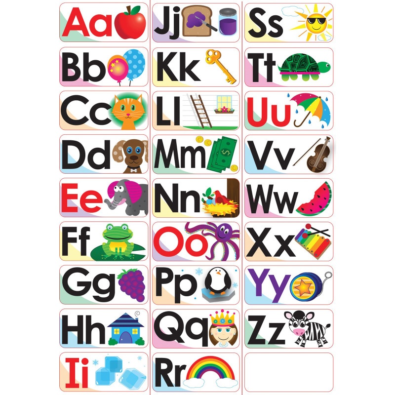 Abc Picture Words Double Sided Magnets