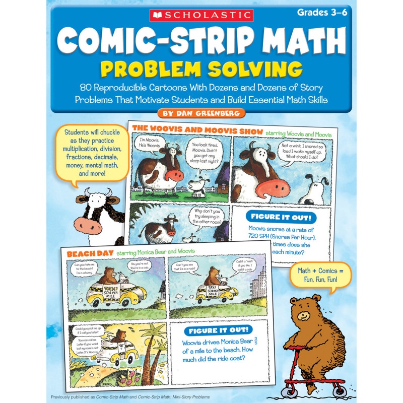 Comic Strip Math Problem Solving Gr 3-6