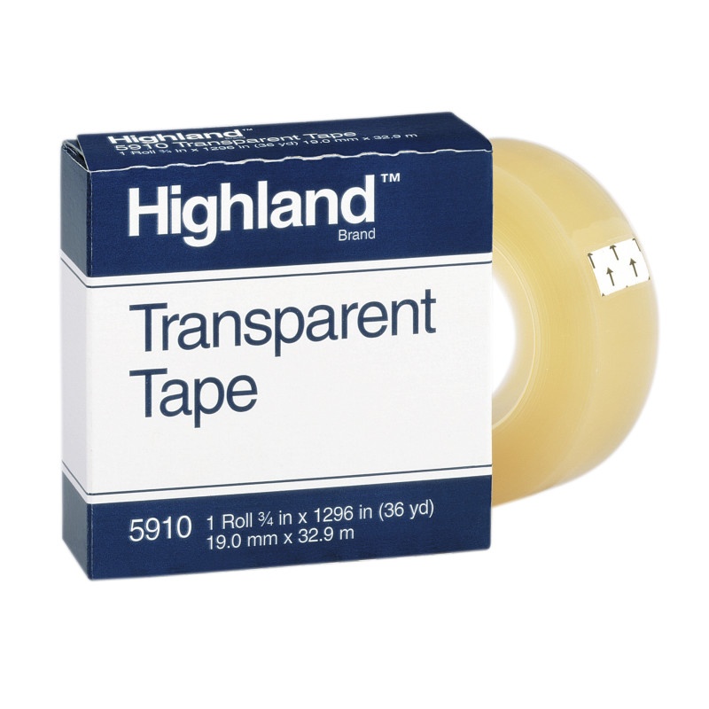 Tape Highland Transparent 3/4X1296