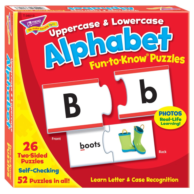 Fun To Know Puzzles Uppercase & Lowercase Alphabet