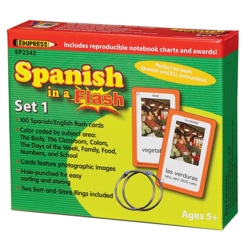 Spanish In A Flash Set 1