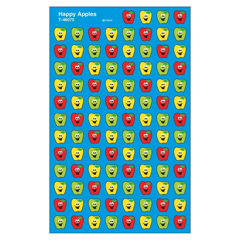 Happy Apples Supershape Superspots/Shapes Stickers