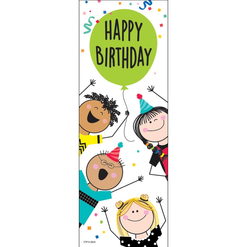 Happy Birthday Bookmark