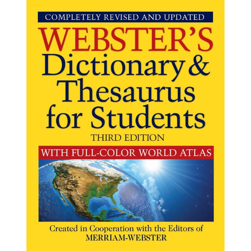 Dictionary & Thesaurus W/ Atlas Websters 3Rd Edition
