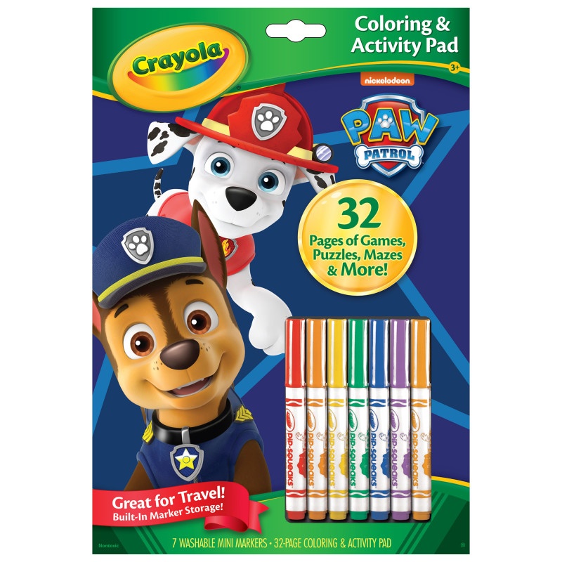 Coloring & Activity Pad Paw Patrol W/Markers