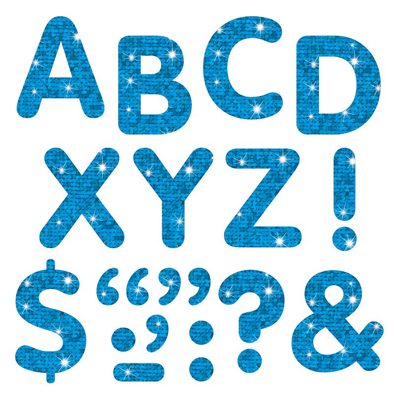 Stick-Eze 2 In Letters Marks Blue 68 Uppercase 39 Marks