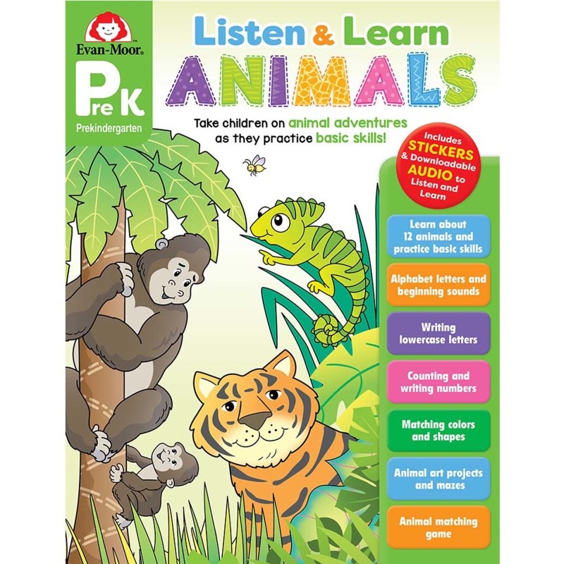 Listen And Learn Animals Grade Prek