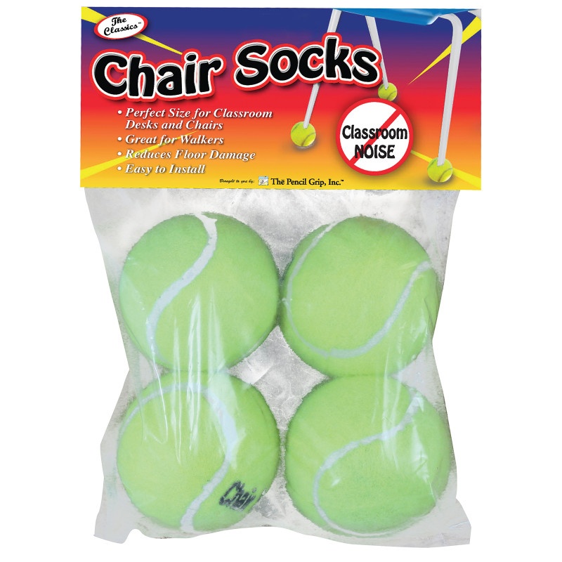 Chair Socks Yellow 4Pk