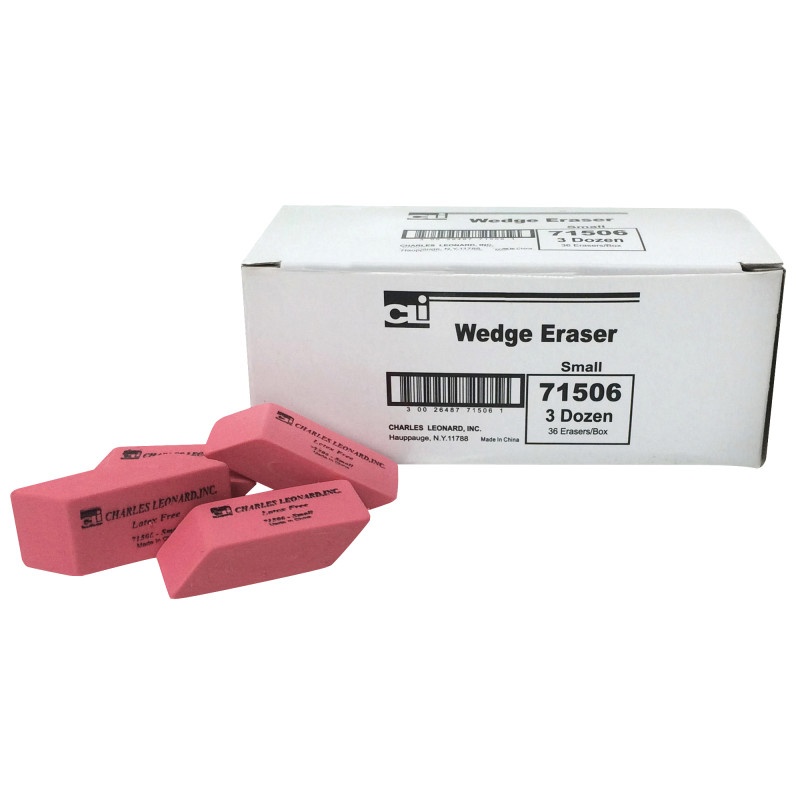 Synthetic Wedge Erasers Small 36/Bx