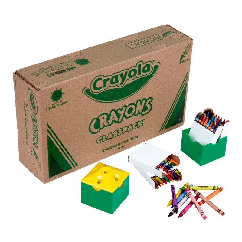 Crayola Crayons 64 Color Classpack 832 Cnt