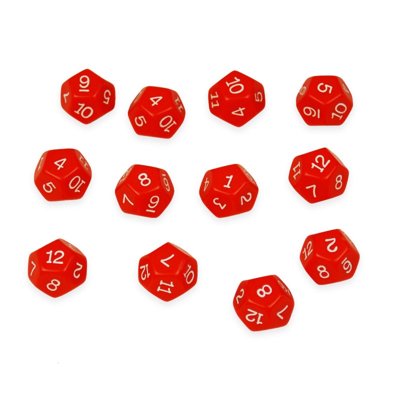 12 Sided Polyhedra Dice Set Of 12