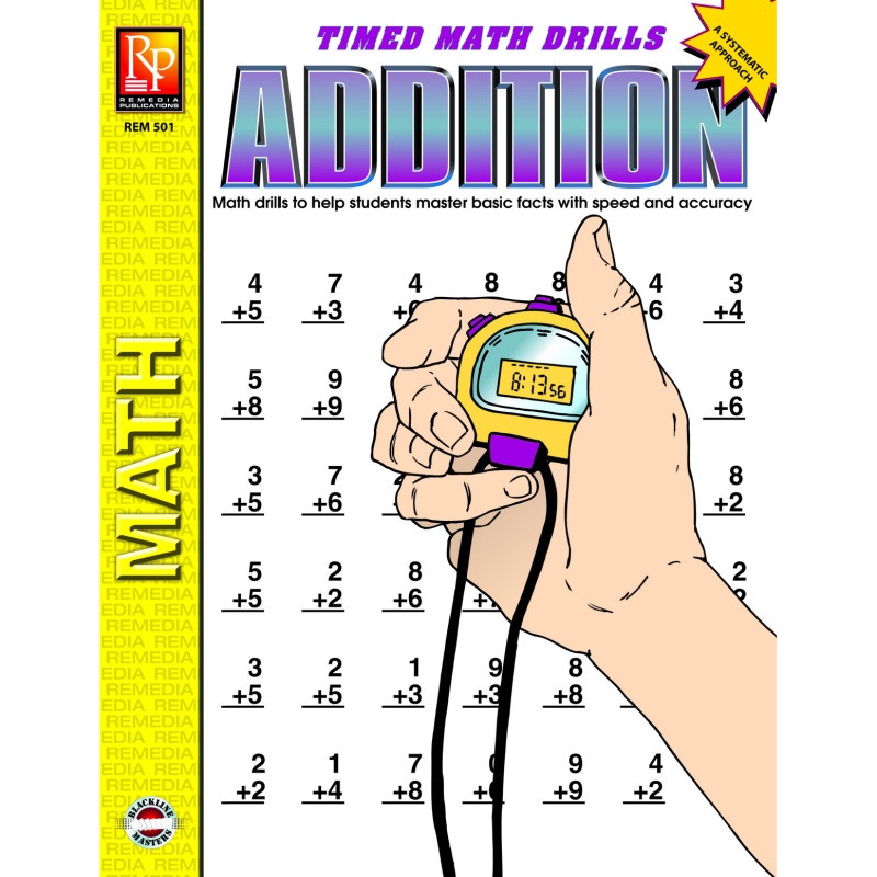 Timed Math Drills Addition