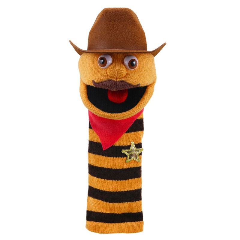 Knitted Puppets Cowboy