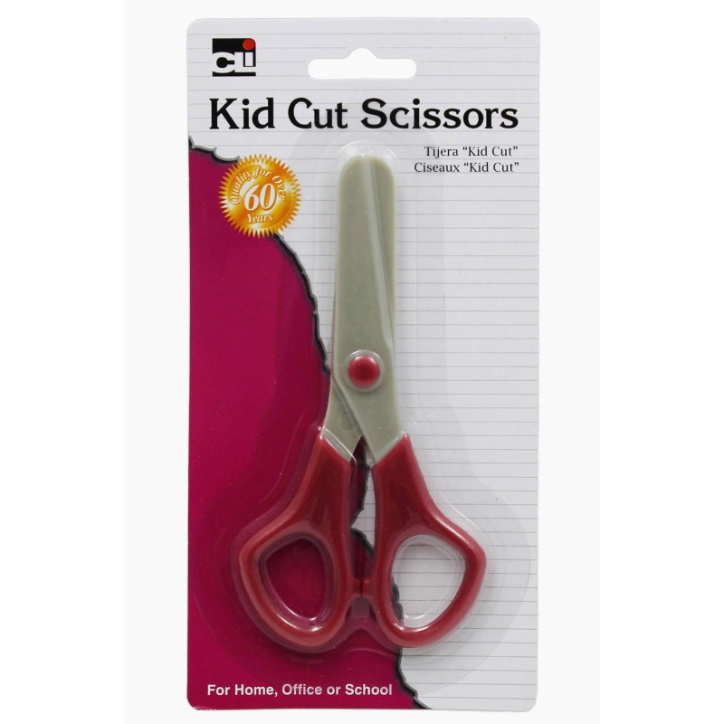 Scissors Kid Cut Plastic Asst Colors