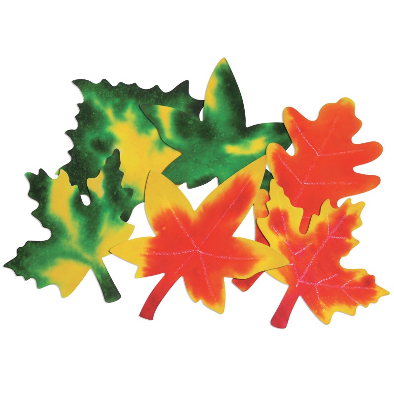 Color Diffusing Leaves