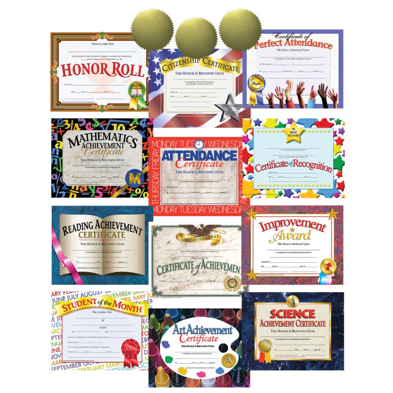 Hayes Certificate/Seal Assortment