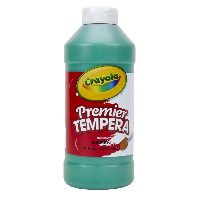 16Oz Green Crayola Premier Tempera