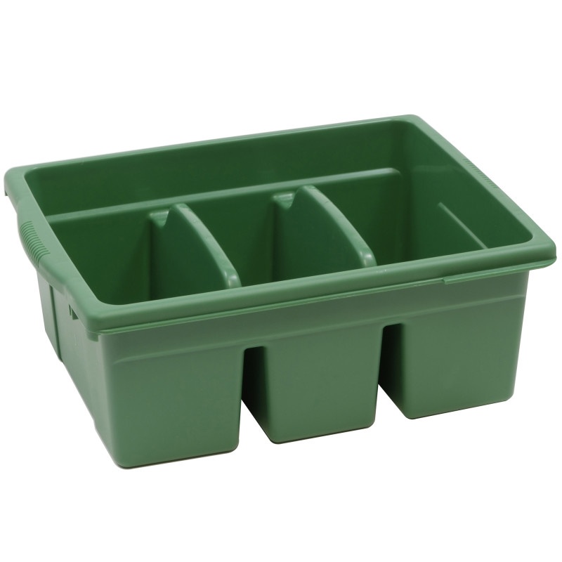 Leveled Reading Green Large Divided Book Tub